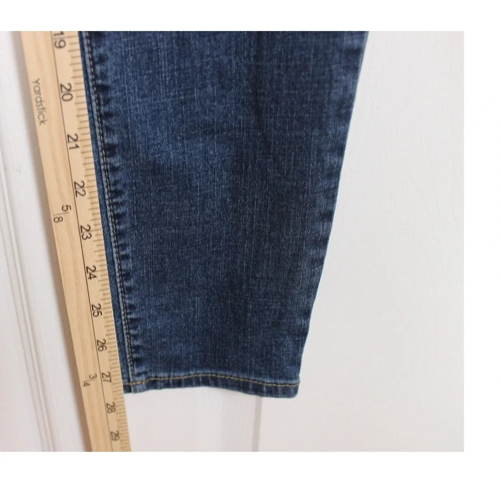 Seven 7 Jeans Womens Size 6 Blue Denim High Rise‎ Skinny Casual Pants